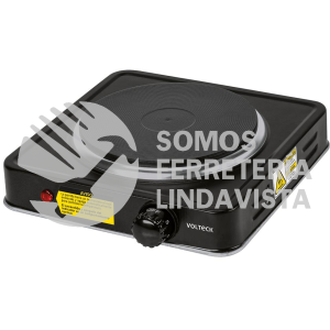 47554 PAEL-1CDN PARRILLA ELECTRICA QUEMADOR TIPO DISCO NEGRA VOLTECK