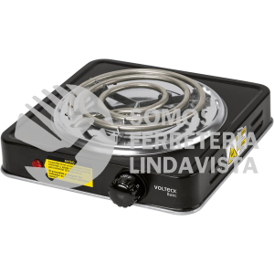 26093 PAEL-1CPN PARRILLA ELECTRICA 1 QUEMADOR EN ESPIRAL NEGRA BASIC VOLTECK