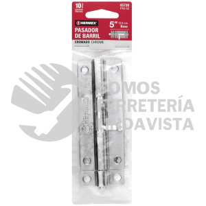 45730 PAS-53 PASADOR DE BARRIL DE ACERO CROMO 5" HERMEX