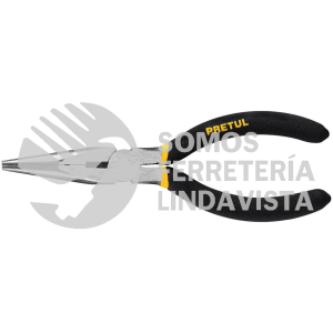 28158 PPC-6PG PINZA DE PUNTA Y CORTE 6" MANGO DE VINIL A GRANEL PRETUL