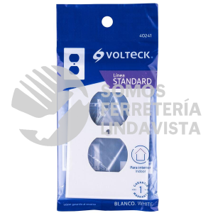 40241 PPDO-SB PLACA DE ABS DUPLEX STANDARD BLANCO VOLTECK