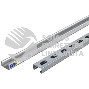 47761 PU-162P PERFIL UNICAL PERFORADO DE 3 M 4 X 2 CM CALIBRE 16 VOLTECK