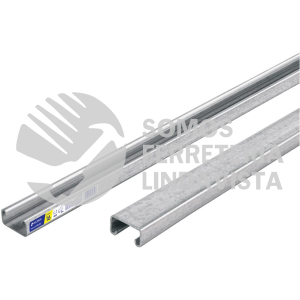 47759 PU-162S PERFIL UNICAL SOLIDO DE 3 M 4 X 2 CM CALIBRE 16 VOLTECK