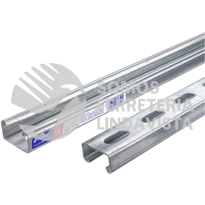 47757 PU-182P PERFIL UNICAL PERFORADO DE 3 M 4 X 2 CM CALIBRE 18 VOLTECK