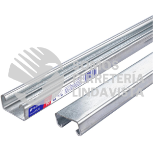47755 PU-182S PERFIL UNICAL SOLIDO DE 3 M 4 X 2 CM CALIBRE 18 VOLTECK