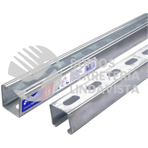 47758 PU-184P PERFIL UNICAL PERFORADO DE 3 M 4 X 4 CM CALIBRE 18 VOLTECK