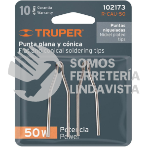 102173 R-CAU-50 JUEGO DE 2 PUNTAS PARA CAUTIN TIPO PISTOLA CAU-50 TRUPER