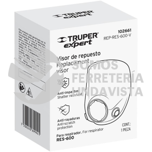 102661 REP-RES-600-V VISOR DE REPUESTO PARA RESPIRADOR RES-600 TRUPER