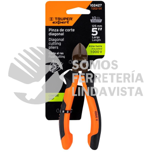 102427 T202-5X PINZA CORTE DIAGONAL 5" MANGO COMFORT GRIP TRUPER EXPERT