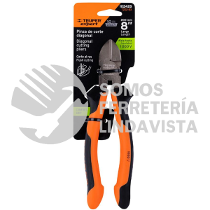 102428 T202-8X PINZA CORTE DIAGONAL 8" MANGO COMFORT GRIP TRUPER EXPERT