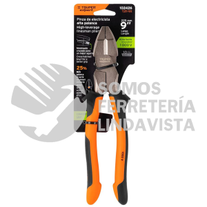 102426 T211-9X PINZA PARA ELECTRICISTA 9" ALTA PALANCA MANGO COMFORT GRIP TRUPER