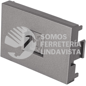 47831 TE15-LA TOMA DE TELEFONO ACERO INOX DE 1.5 MODULOS LINEA LISBOA VOLTECK