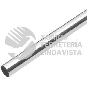 45895 TR-512 TUBO REDONDO DE 1.2 M EN ACERO CROMADO PARA CLOSET HERMEX