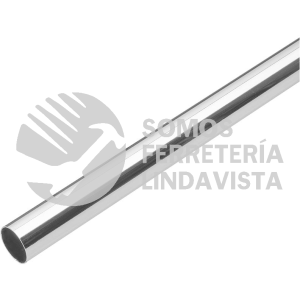 45894 TR-515 TUBO REDONDO DE 1.5 M EN ACERO CROMADO PARA CLOSET HERMEX