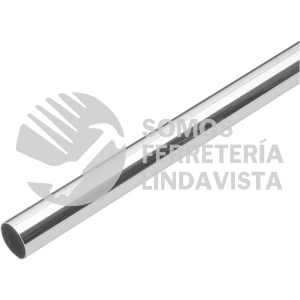 45893 TR-518 TUBO REDONDO DE 1.8 M EN ACERO CROMADO PARA CLOSET HERMEX