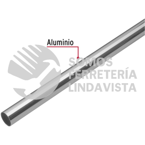 45896 TR-630 TUBO REDONDO DE 3.0 M EN ALUMINIO PARA CLOSET HERMEX
