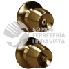 42POP POMO CILINDRICO MEDIA COPA FUNCION BAÑO, LATON ANTIGUO, LLAVE ESTANDAR, BLISTER PROLOK