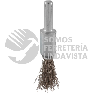 C954 C954 CARDA COPA ONDULADA ALAMBRE FINO DE ACERO INOXIDABLE 7/8" X 0.30 MM CON ZANCO 1/4" URREA