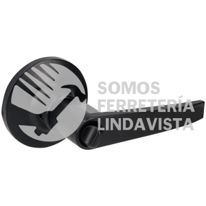 25MA 25MA MANIJA TUBULAR RECTA FUNCION RECAMARA, NEGRA, LLAVE ESTANDAR, BLISTER LOCK