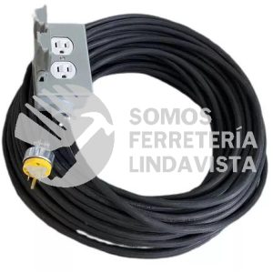 3X10 EXTENSION DE 20MTS USO RUDO CAL. 10 C/CONTACTO DOBLE 3X10