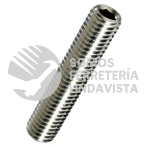 M6x1x12mm OPRESOR ALLEN INOX 6 x 12 mm NACIONAL