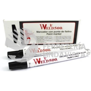 MFNEG MARCADOR PUNTA DE FIELTRO NEGRO WELD500