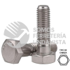 M20-100-INOX304 TORNILLO CABEZA HEXAG M20 X 100MM CUERDA CORRIDA C/ TUERCA SEGURIDAD AC. INOX 304 NACIONAL