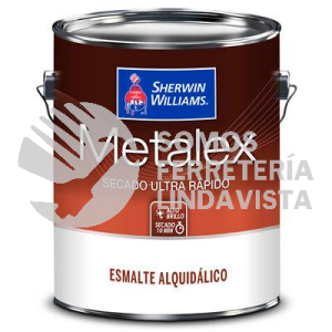 F75WJ26-19 LITRO PINTURA ALQUIDALICO ANTICORROSIVO METALMEX BLANCO SATINADO SHERWIN WILLIAMS
