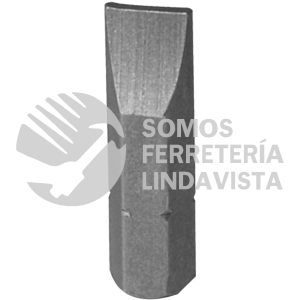 PPL141 PUNTA PLANA PARA DESTORNILLADOR HEXÁGONO DE 1/4", 1/4" X 1" 5 PIEZAS SURTEK