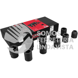 7501C JUEGO DE DADOS DE IMPACTO CUADRO DE 3/4" EN PULGADAS, 10 PIEZAS URREA