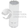 5328M DADO LARGO CUADRO DE 1/2", 12 PUNTAS, METRICO, 28 MM URREA
