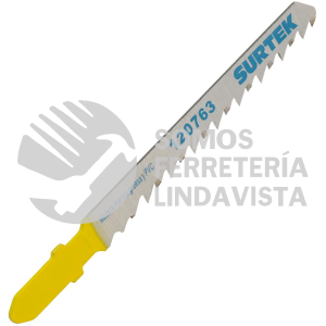 120763 SEGUETA PARA SIERRA CALADORA 6 DPP, ACABADO GRUESO, ZANCO T, 5 PIEZAS SURTEK