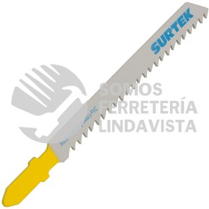 120764 SEGUETA PARA SIERRA CALADORA 8 DPP, ACABADO ESTANDAR, ZANCO T, 5 PIEZAS SURTEK