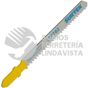 120762 SEGUETA PARA SIERRA CALADORA 10 DPP, ACABADO FINO, ZANCO T, 5 PIEZAS SURTEK