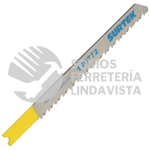 120772 SEGUETA PARA SIERRA CALADORA 10 DPP, ACABADO FINO, ZANCO U, 5 PIEZAS SURTEK