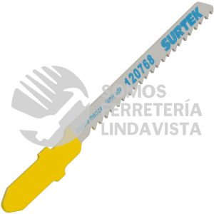120768 SEGUETA PARA SIERRA CALADORA 12 DPP, ACABADO FINO, ZANCO T, 5 PIEZAS SURTEK
