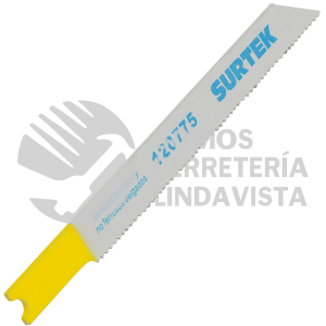 120775 SEGUETA PARA SIERRA CALADORA 24 DPP, EXTRA FINO, ZANCO U, 5 PIEZAS SURTEK
