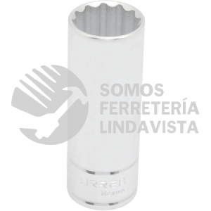 5332M DADO LARGO CUADRO DE 1/2", 12 PUNTAS, METRICO, 32 MM URREA