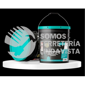 R1010302 CEMENTO PLASTICO ASFALTICO CUBETA 19L PLASTICEM STD