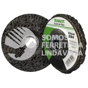 594 RUEDA TIPO 27 DE FIBRA 4-1/2" x 7/8" 115x22.23mm TENAZIT