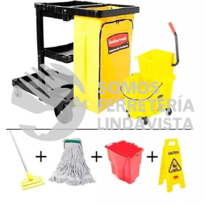 28T971 WAVEBRAKE35QT COMBO CARRO DE LIMPIEZA RUBBERMAID MAS KIT