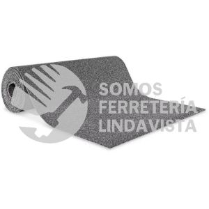 TAPPVC12MTS TAPETE DE PVC TIPO SPAGUETTI 12MTS GRIS OBSCURO 11MM X 120 MTS