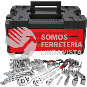 CMMT45305 JUEGO DE HERRAMIENTAS MECANICAS 230PZS 3 CAJONES ENCHUFES BARRAS EXTENSION LLAVES HEXA CRAFTSMAN