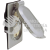 M5250WP CONTACTO DUPLEX POLARIZADO CON TAPA PARA INTEMPERIE 15A ARROW HART