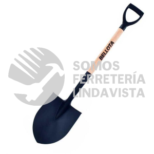 5560-2 PALA REDONDA CON MANGO BELLOTA