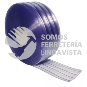 CINTA DE PVC PARA ELABORACION DE CORTINA HAWAIANA EN 2MM DE ESPESOR X 20CM DE ANCHO CON REFUJERZO DE HILO
