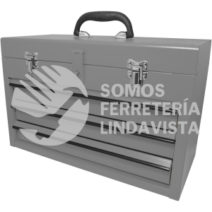 CM3G CAJA PORTAHERRAMIENTAS METÁLICA COLOR GRIS CON 3 GAVETAS 11" X 18" X 9" SURTEK
