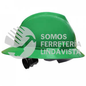 10031488 CASCO ALA COMPLETA COLOR VERDE, SUSPENSION FAS-TRAC V-GARD CLAE E (20,000 V) MSA