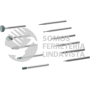 729-01 SET DE FRESAS GRABADO DESBASTE PARA MOTOTOOL DREMEL 3000