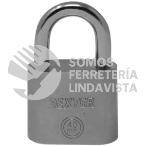 6959 CANDADO DE ACERO 40 MM ALTA SEGURIDAD DEXTER